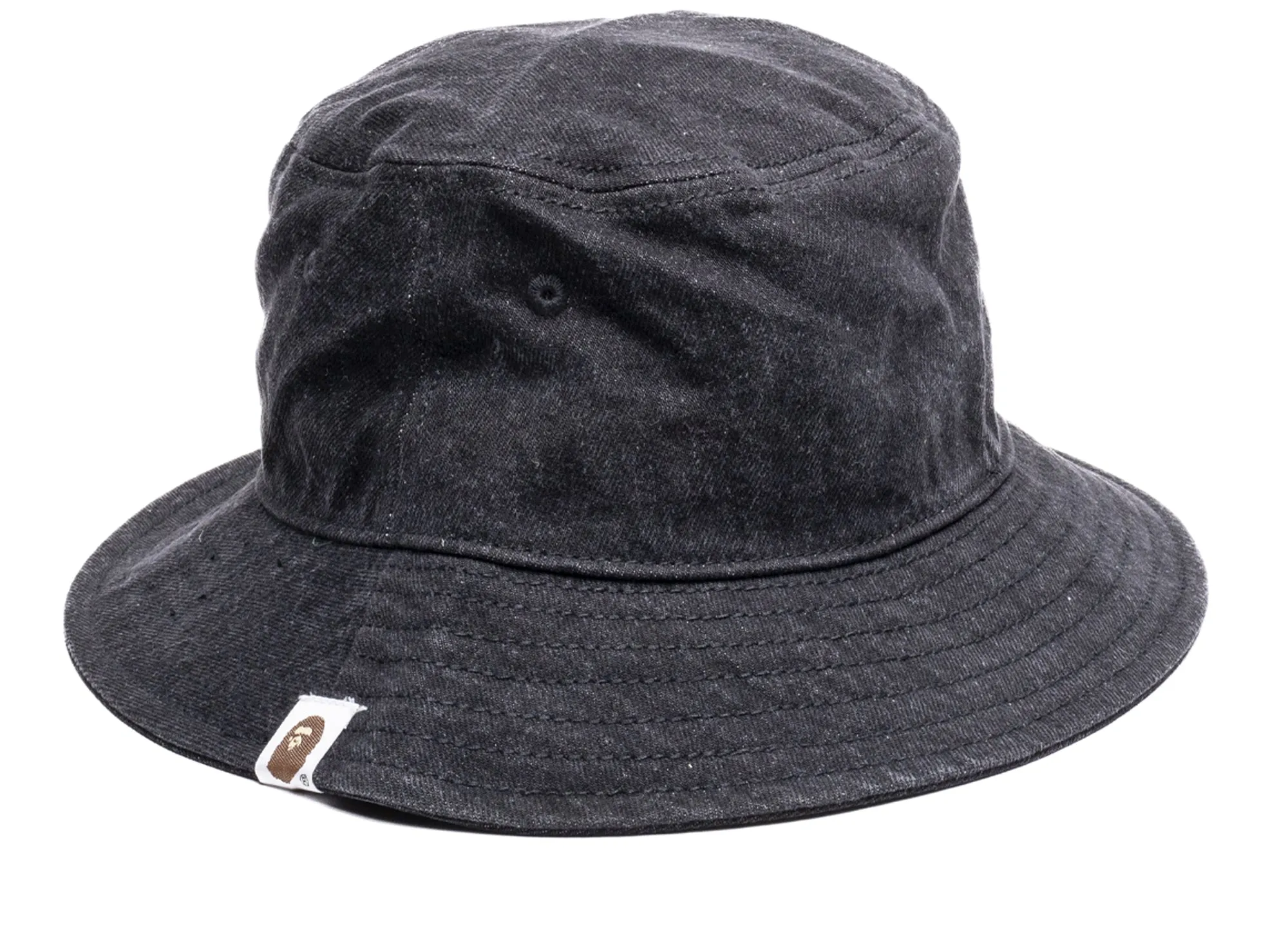 Bape Denim Bucket Hat - Black