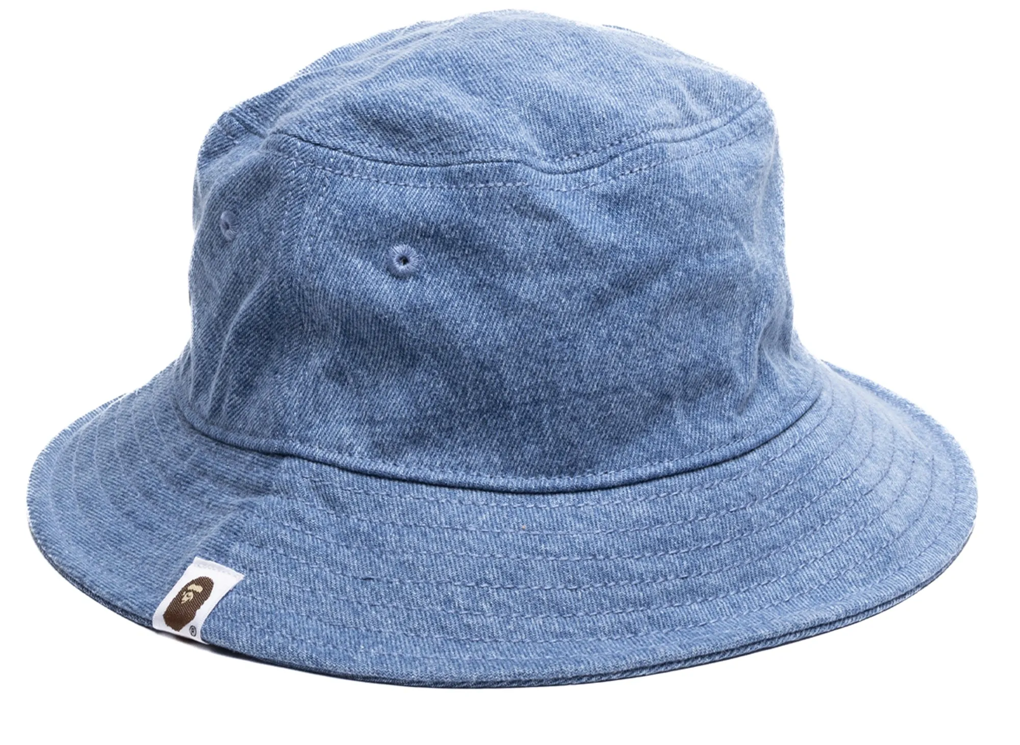 Bape Denim Bucket Hat - Blue