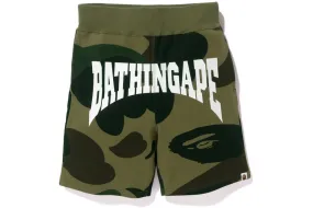 BAPE Giant 1st Camo Sweat Shorts Shorts Green