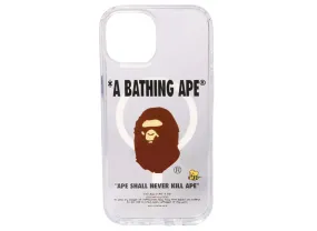 Bape iPhone 15 Transparent Case