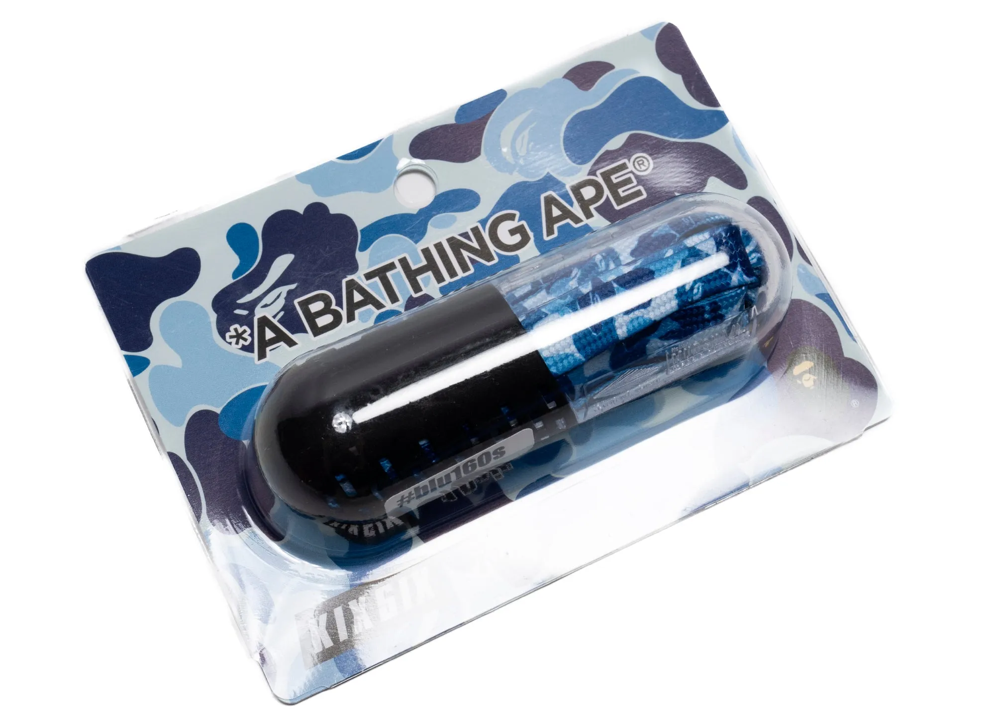 Bape KIXSIX ABC Camo Blue Shoelace