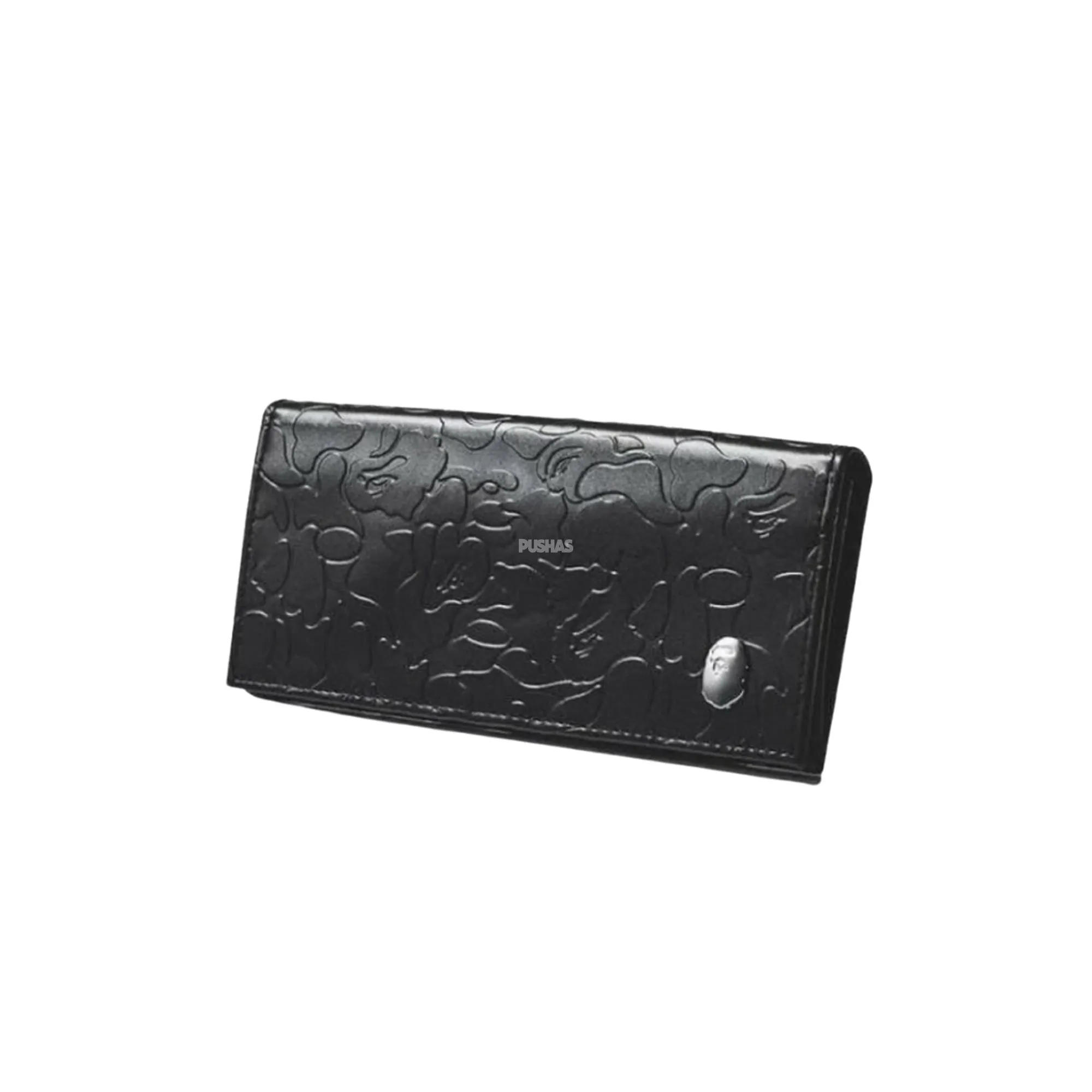 BAPE Magazine Long Wallet - Black Embossed Exclusive