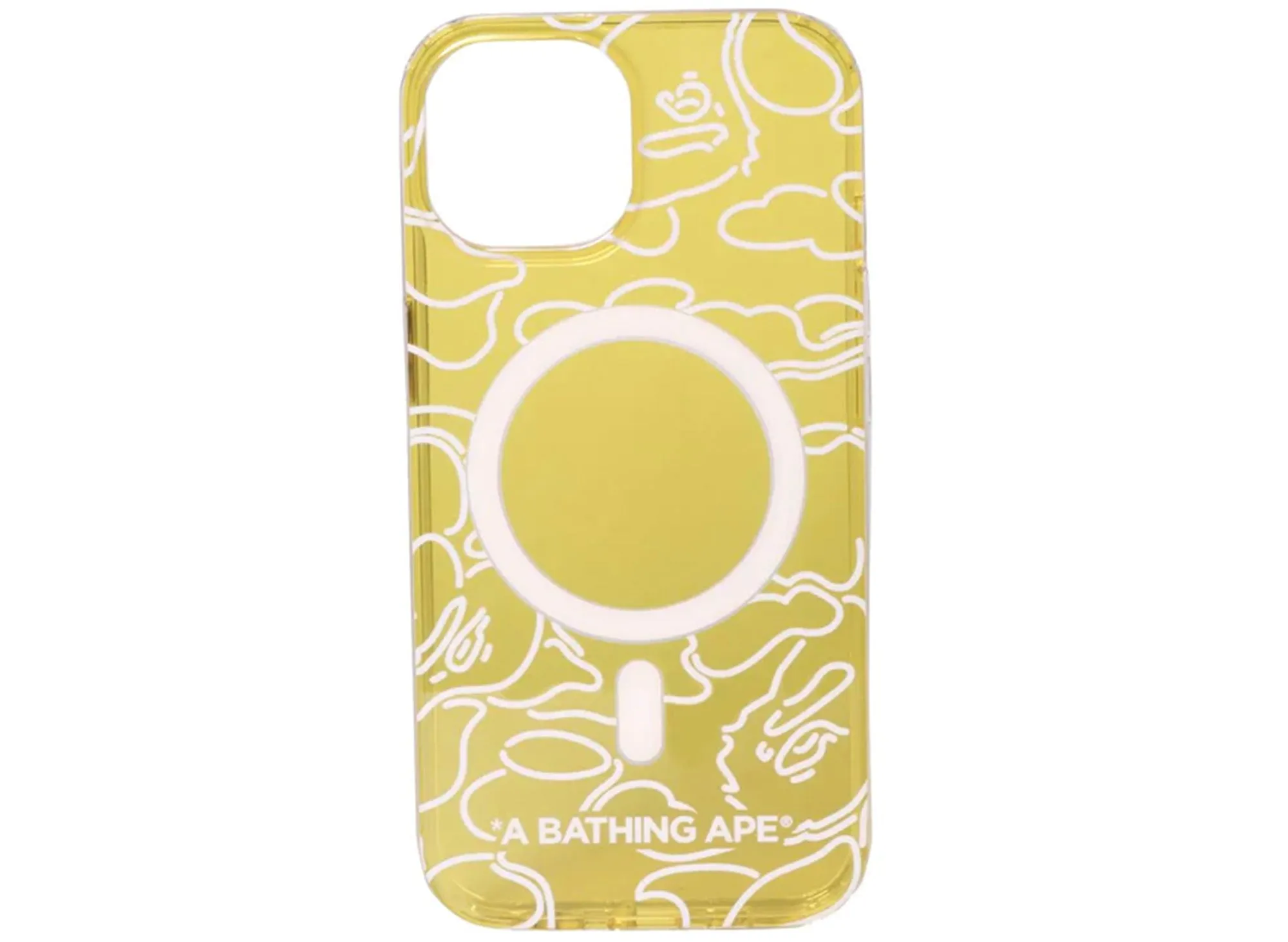 Bape Neon Camo iPhone 15 Clear Case