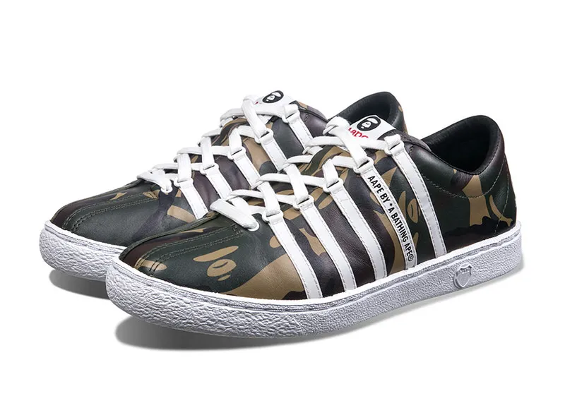 BAPE Partners With K-Swiss for Classic 66 Collaboration