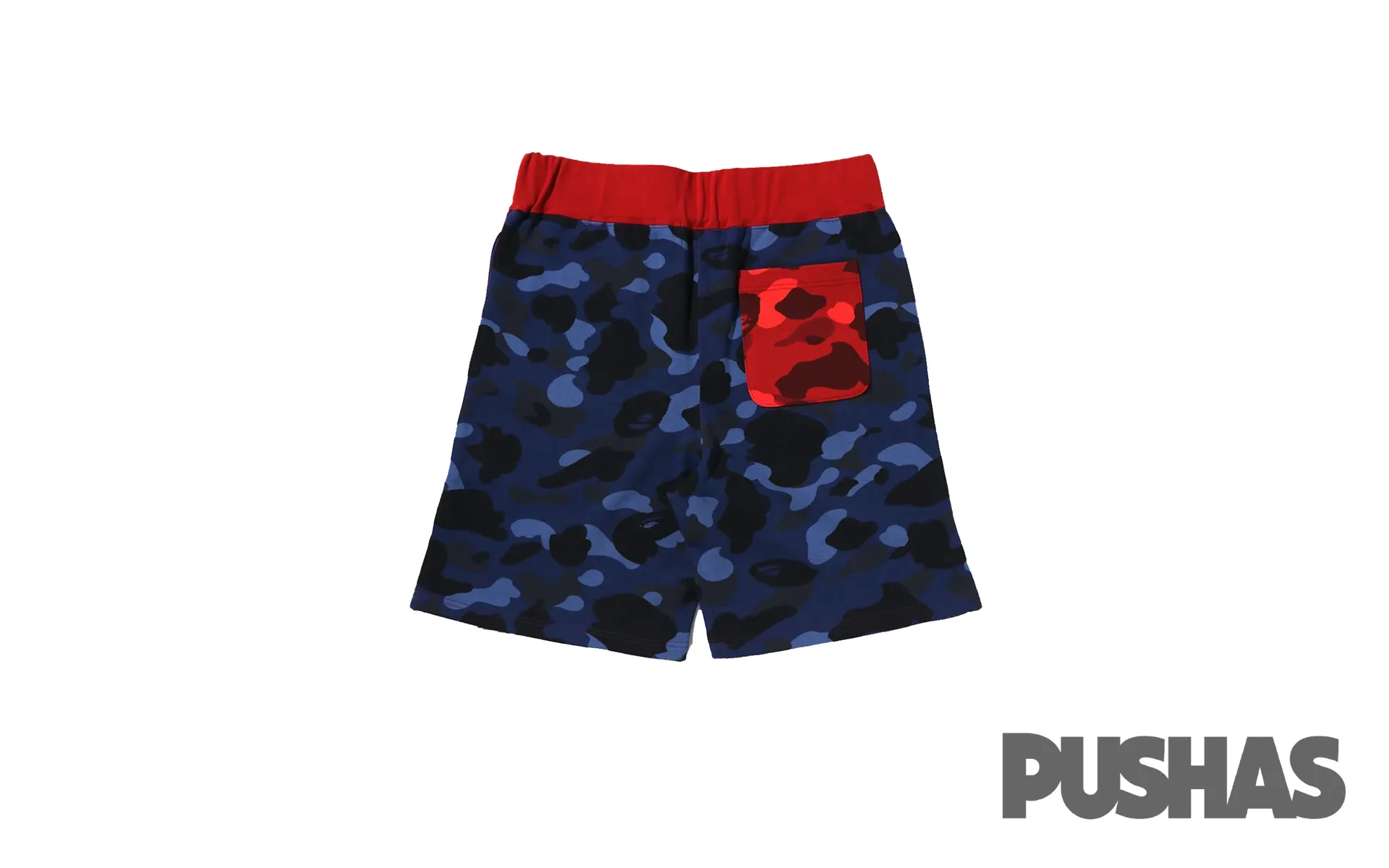 BAPE Purple Crazy Camo Shark Sweat Shorts - 2022