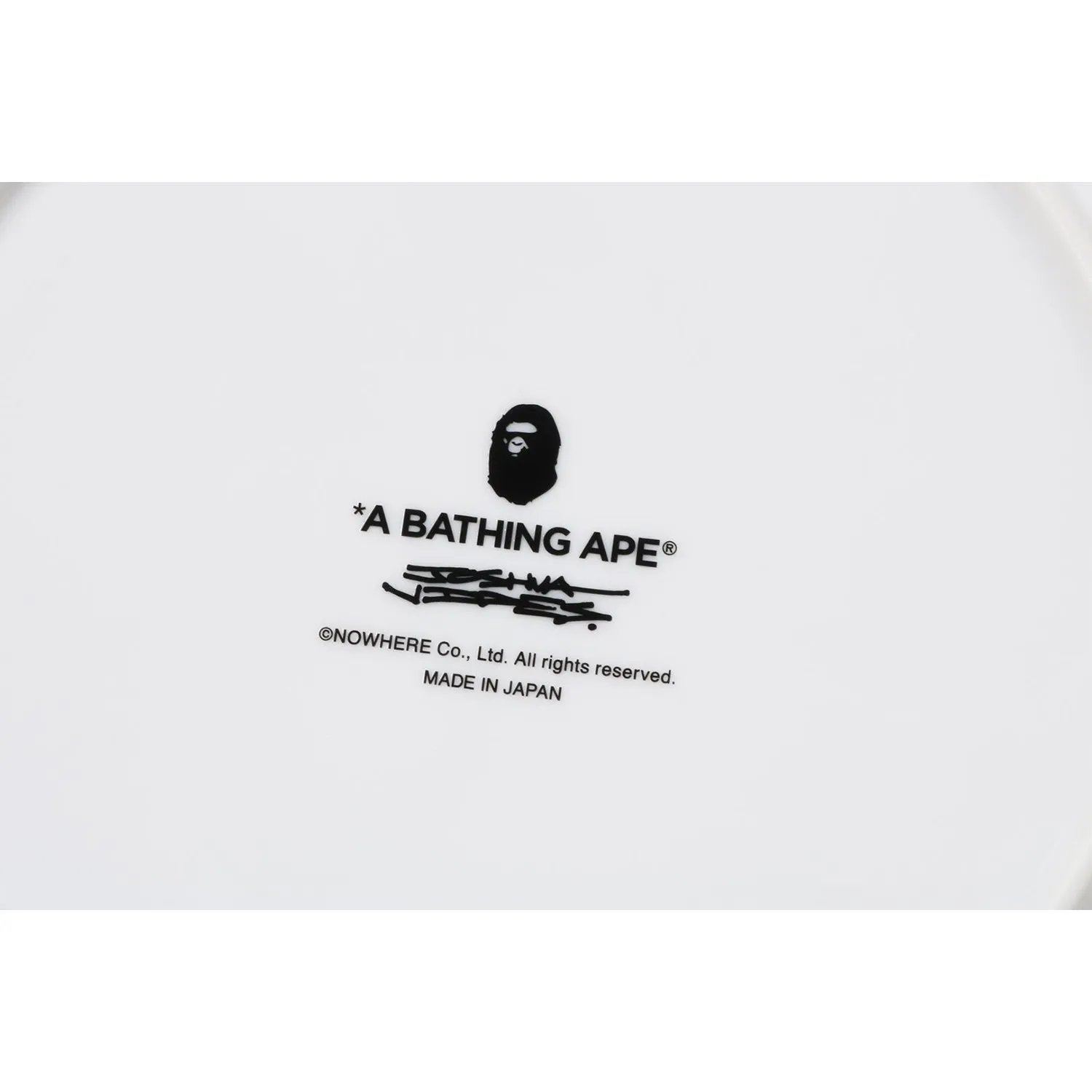 BAPE X JOSHUA VIDES PLATE