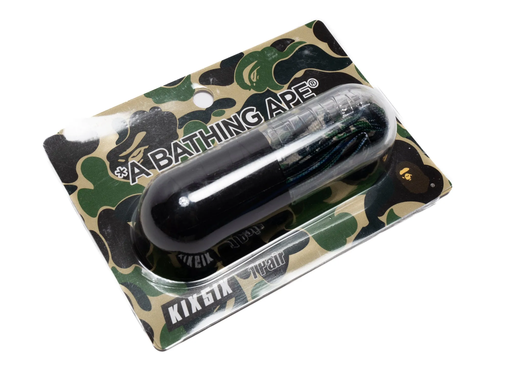 Bape x KIXSIX ABC Camo Green Shoelace