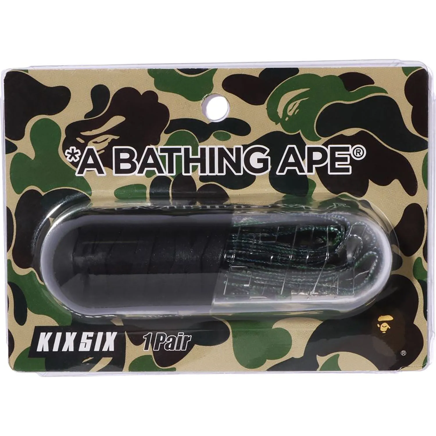 BAPE X KIXSIX ABC CAMO SHOELACE MENS