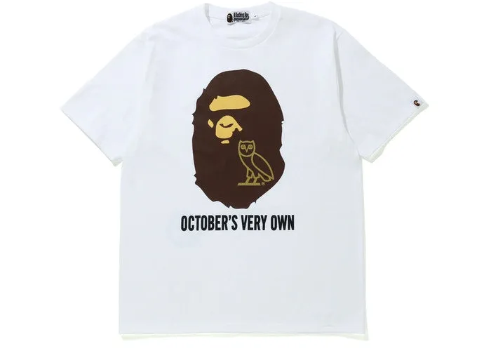 BAPE x OVO Tee White