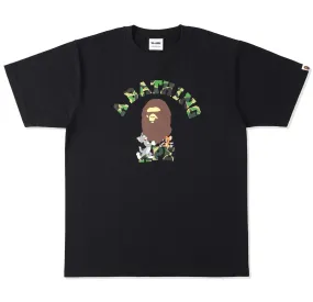 BAPE x Tom and Jerry College Tee Black