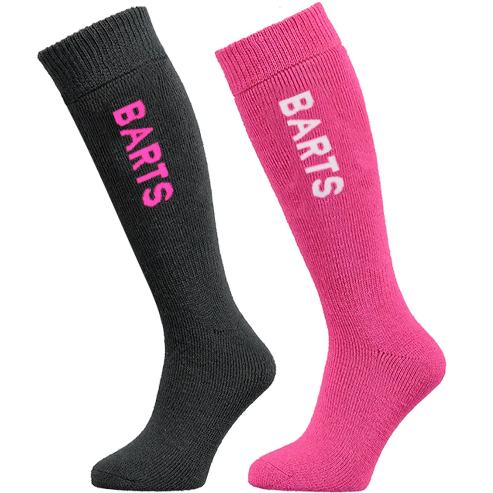 Barts Kids Basic 2 Pack Soft Moisture Wicking Ski Socks