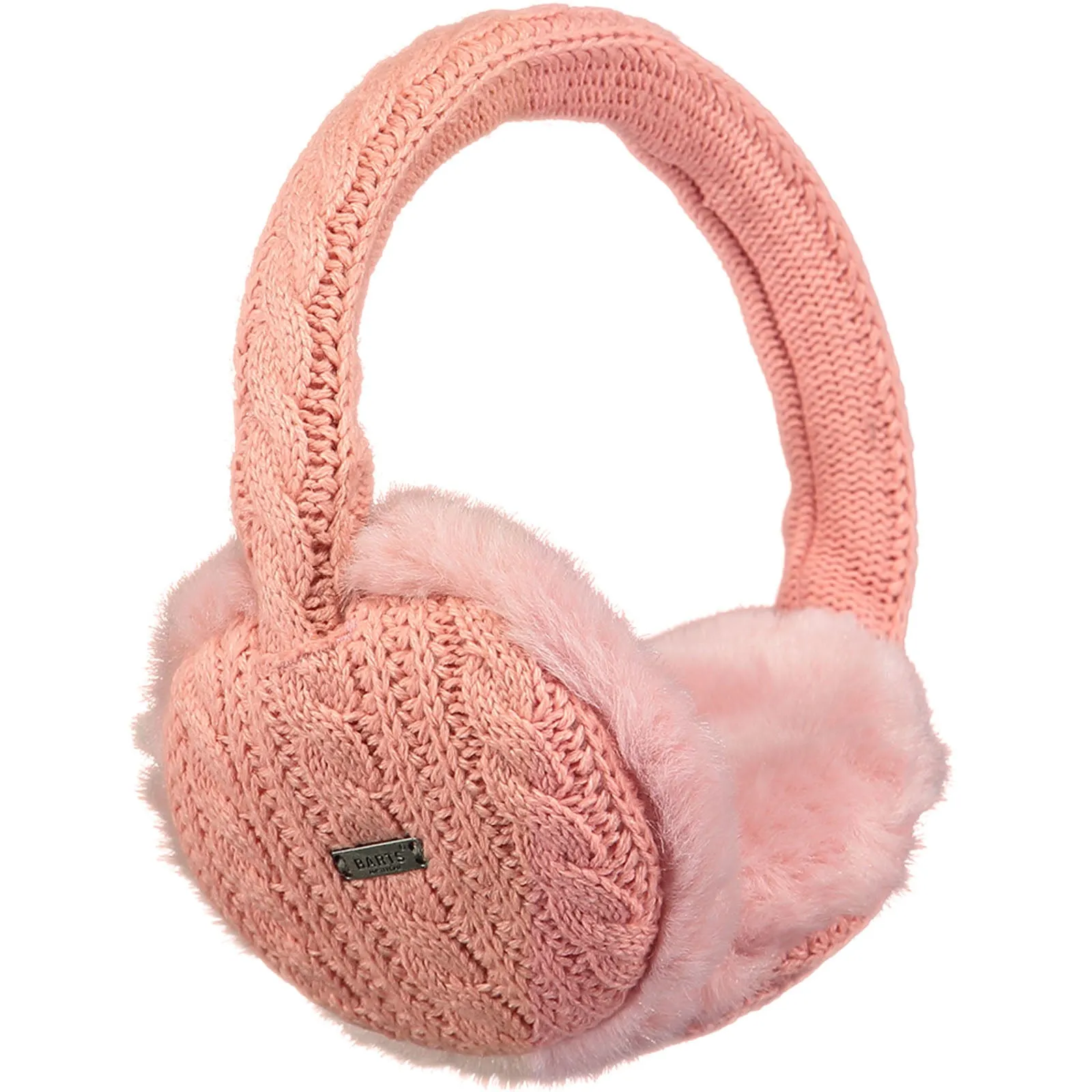 Barts Womens Monique Faux Fur Cable Knit Ear Muffs Earwarmers