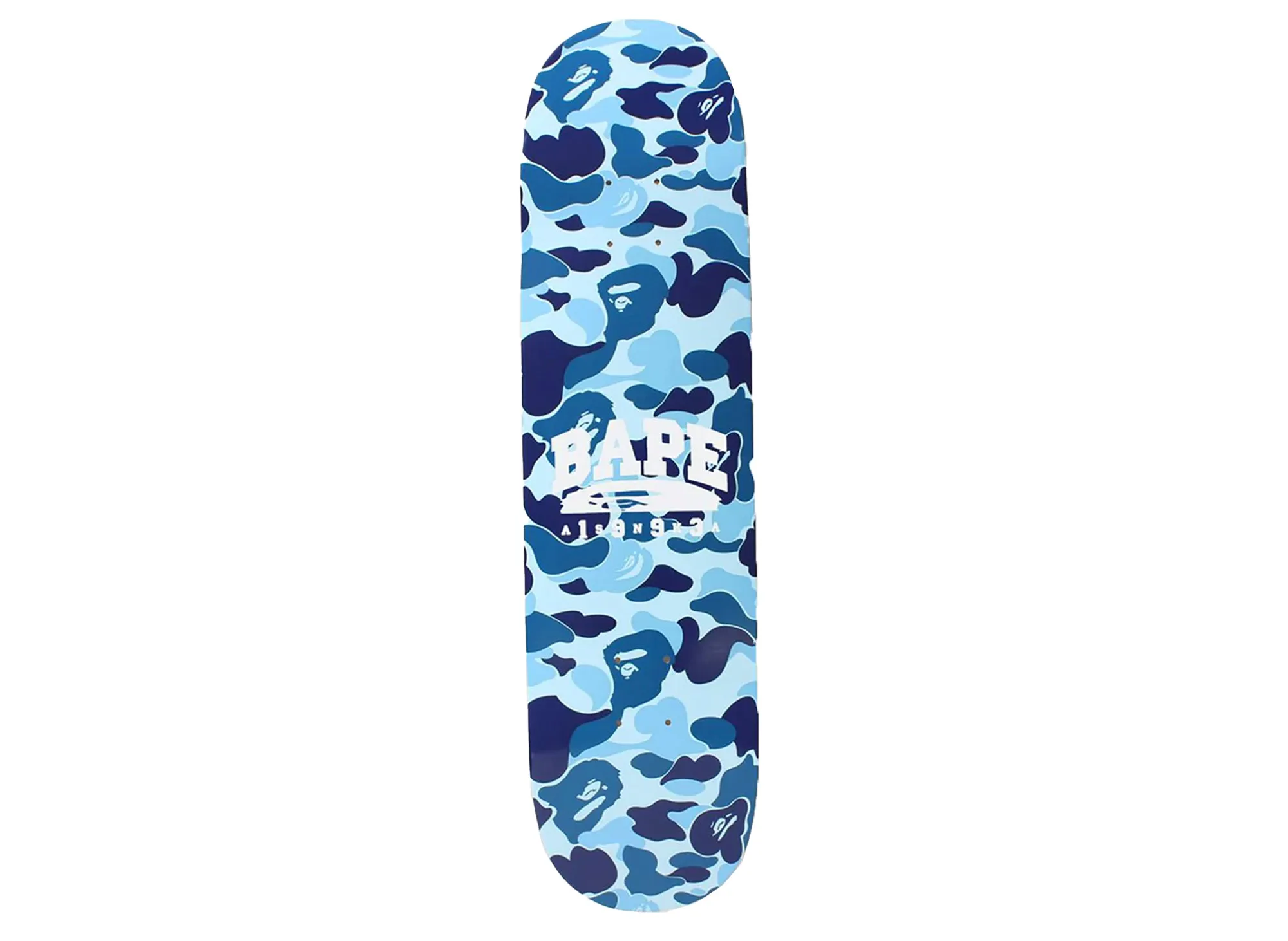 Bathing Ape ABC Camo Skateboard Blue XL Size