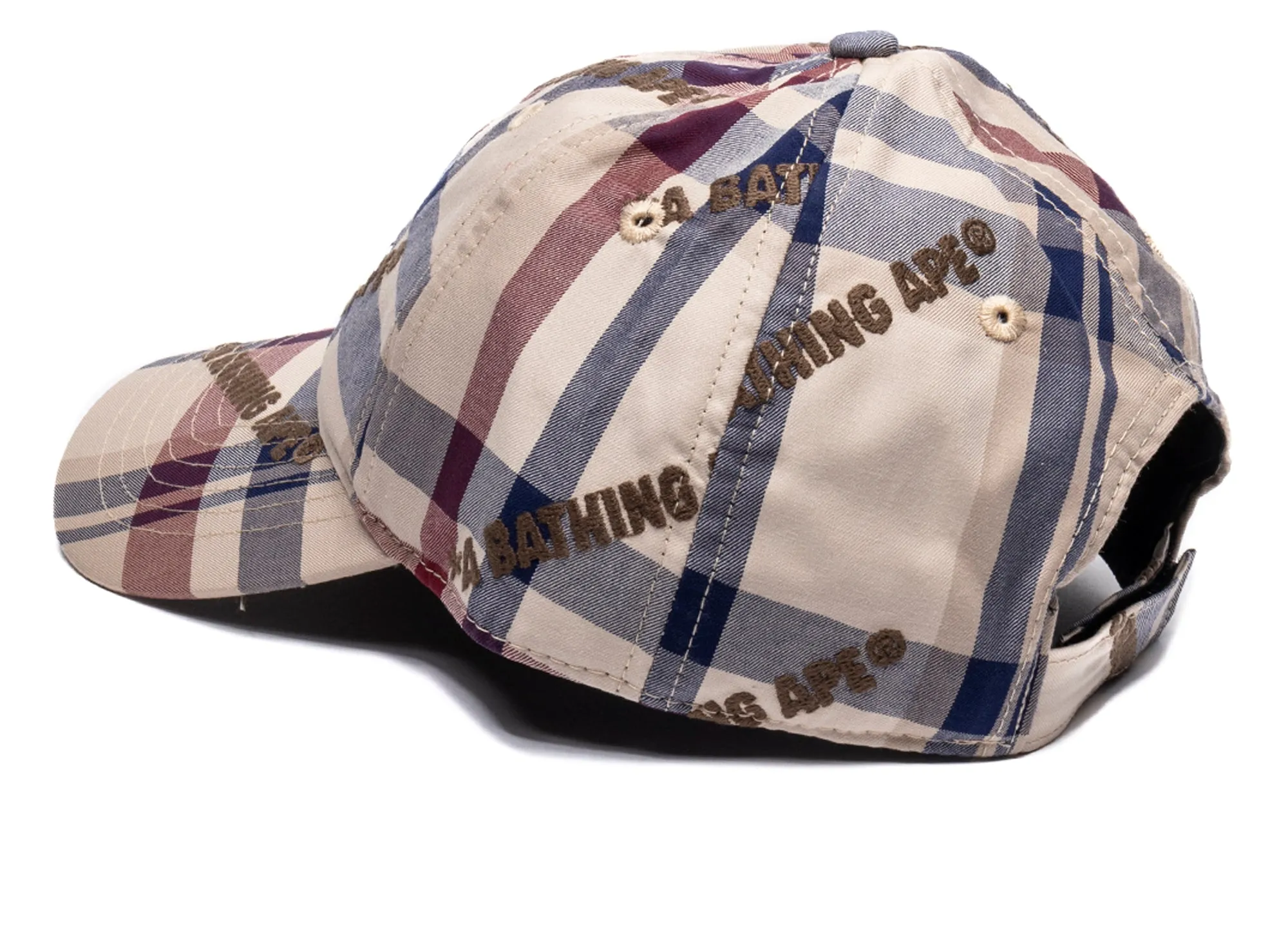 Bathing Ape BAPE Check Cap