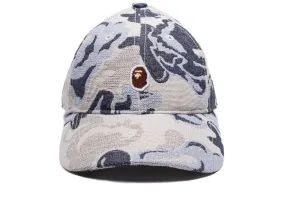 Bathing Ape Blue Art Camo Cap