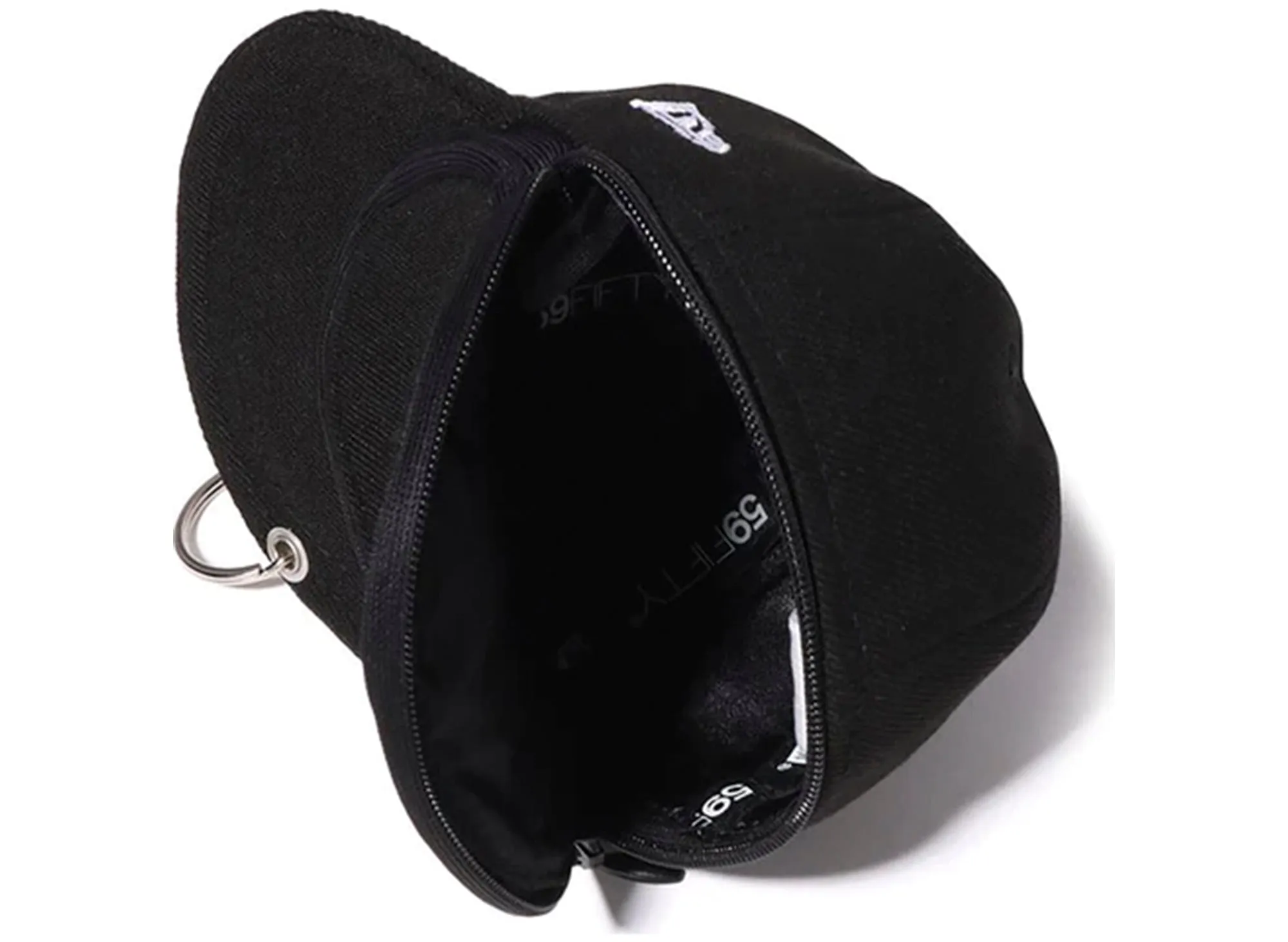 Bathing Ape College New Era Cap Keychain Eco Bag Black xld