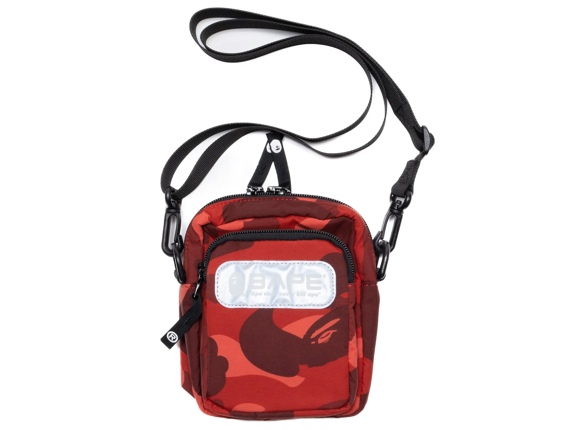 Bathing Ape Color Camo Mini Shoulder Bag - Red