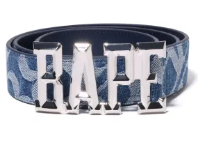 Bathing Ape Denim Monogram Belt - Buy Now!