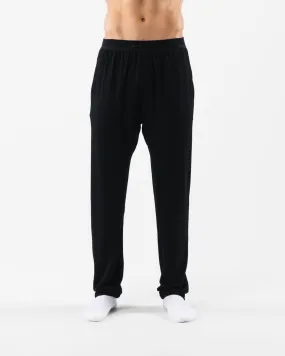 black lounge pants