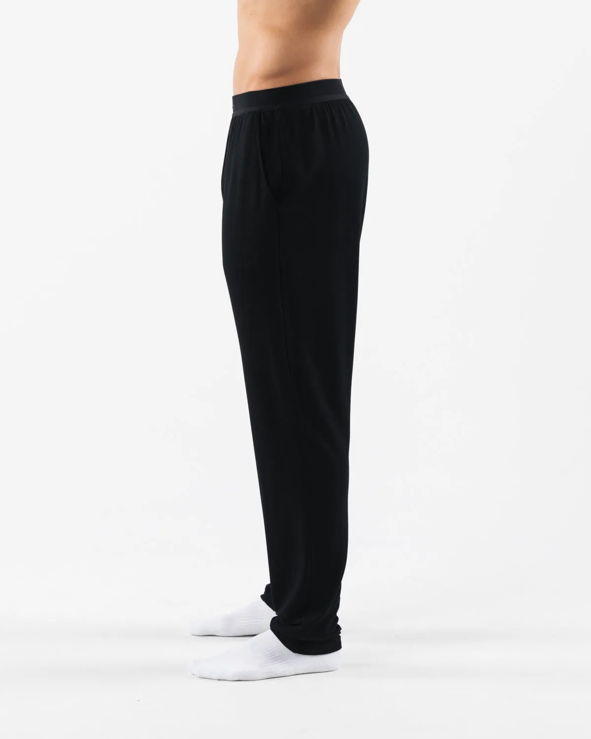 black lounge pants