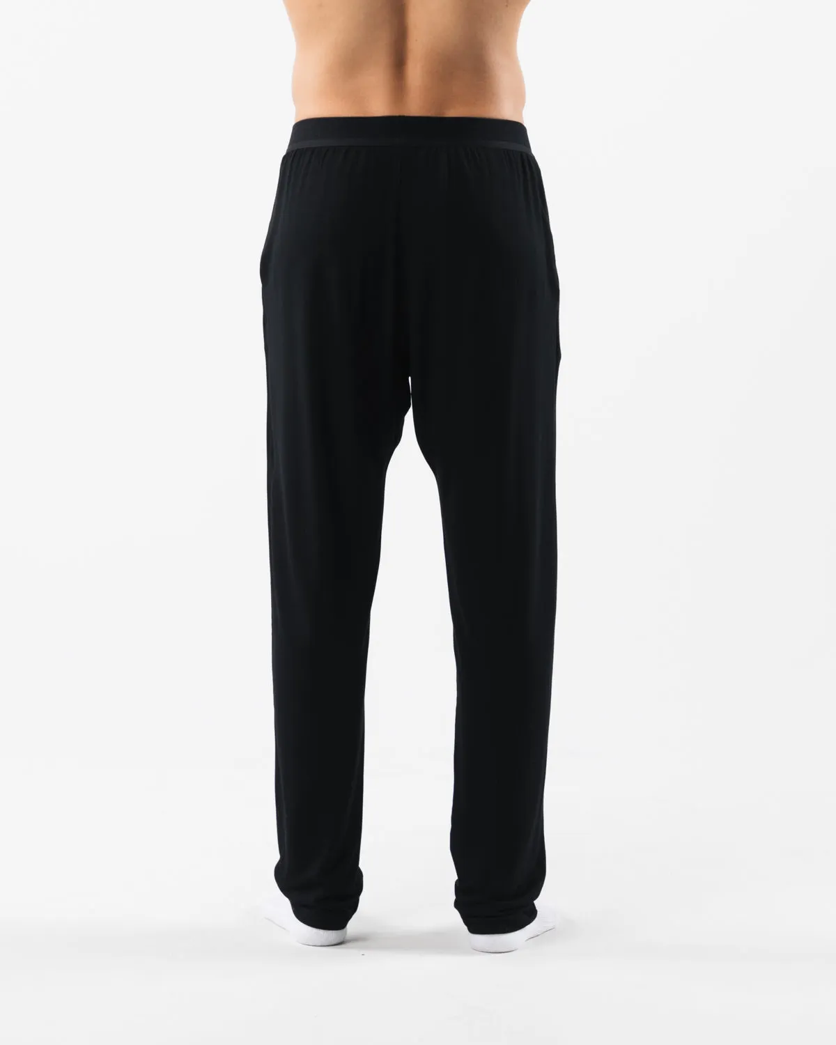 black lounge pants