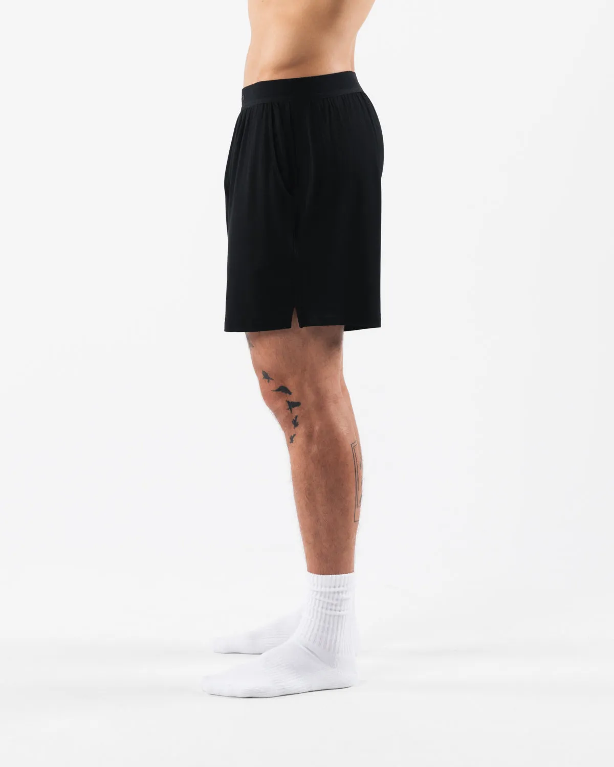 Black lounge shorts