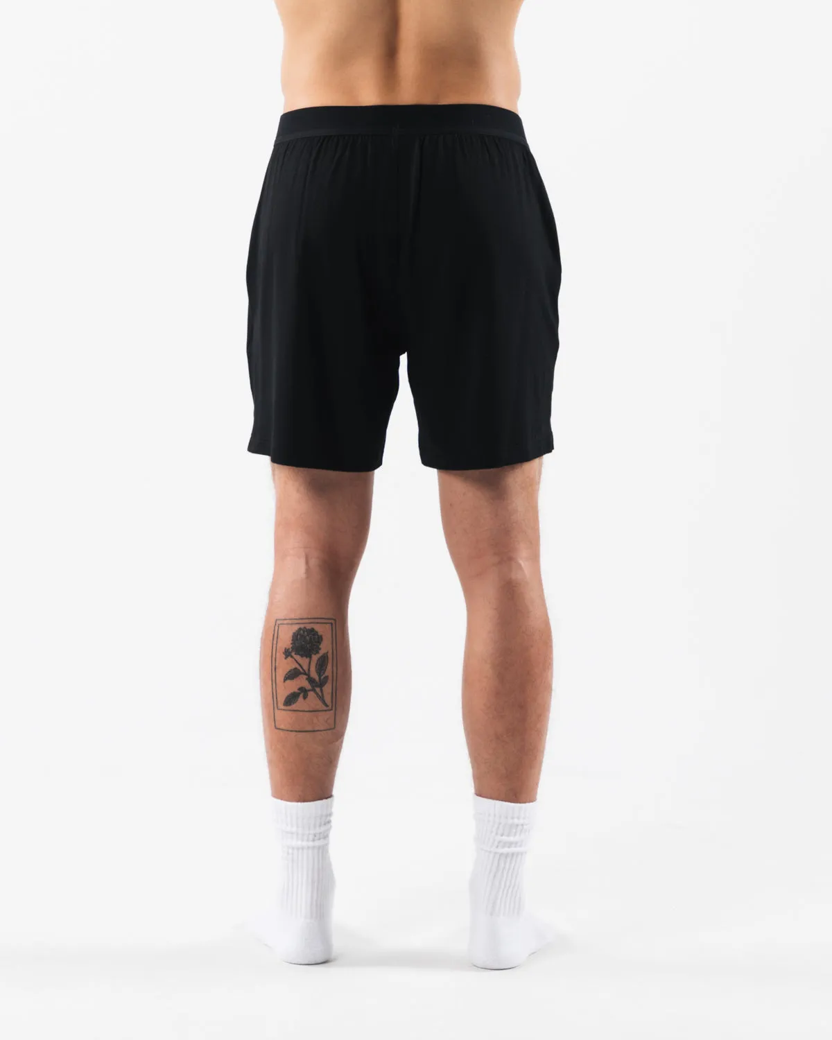 Black lounge shorts