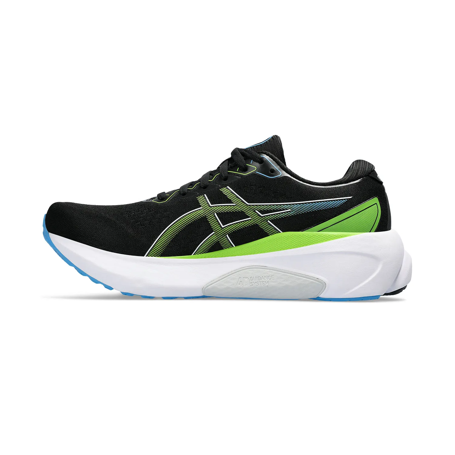 Black/Electric Lime Asics Gel Kayano 30