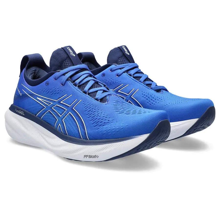 Blue Asics Gel-Nimbus 25.