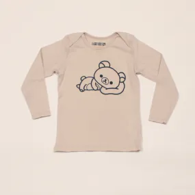 Bonton X Rilakkuma Beige Panda Print Shirt