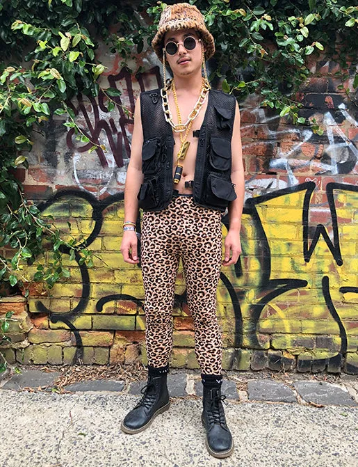 Brown Leopard Doof Meggings.