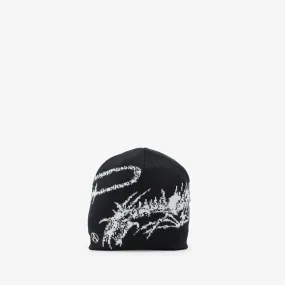 Dragon Skeleton Beanie - Black