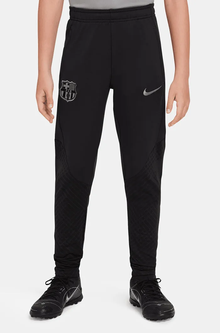 FC Barcelona junior black and gray training pants