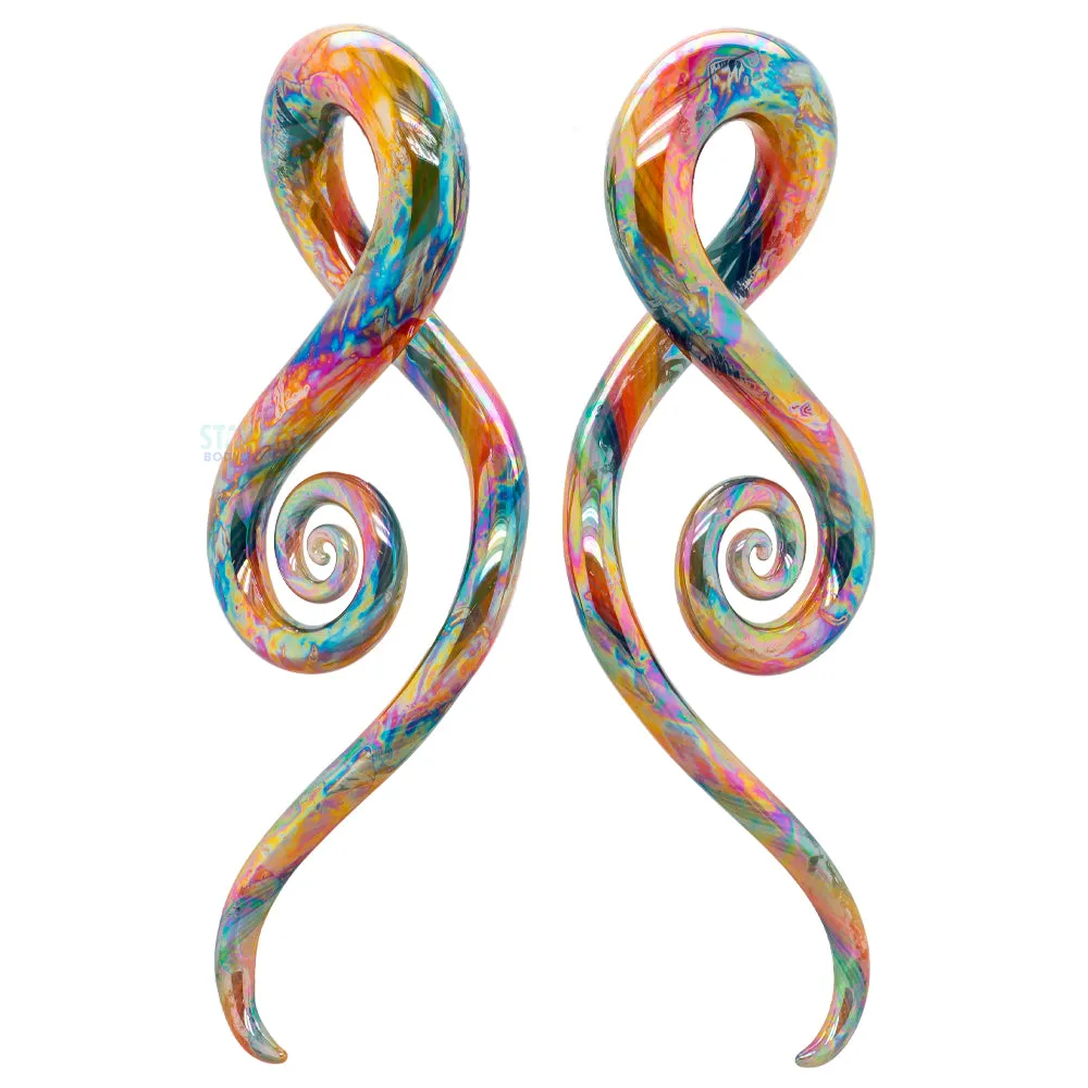 Glass Squids - Oil Slick Twisted Rainbow