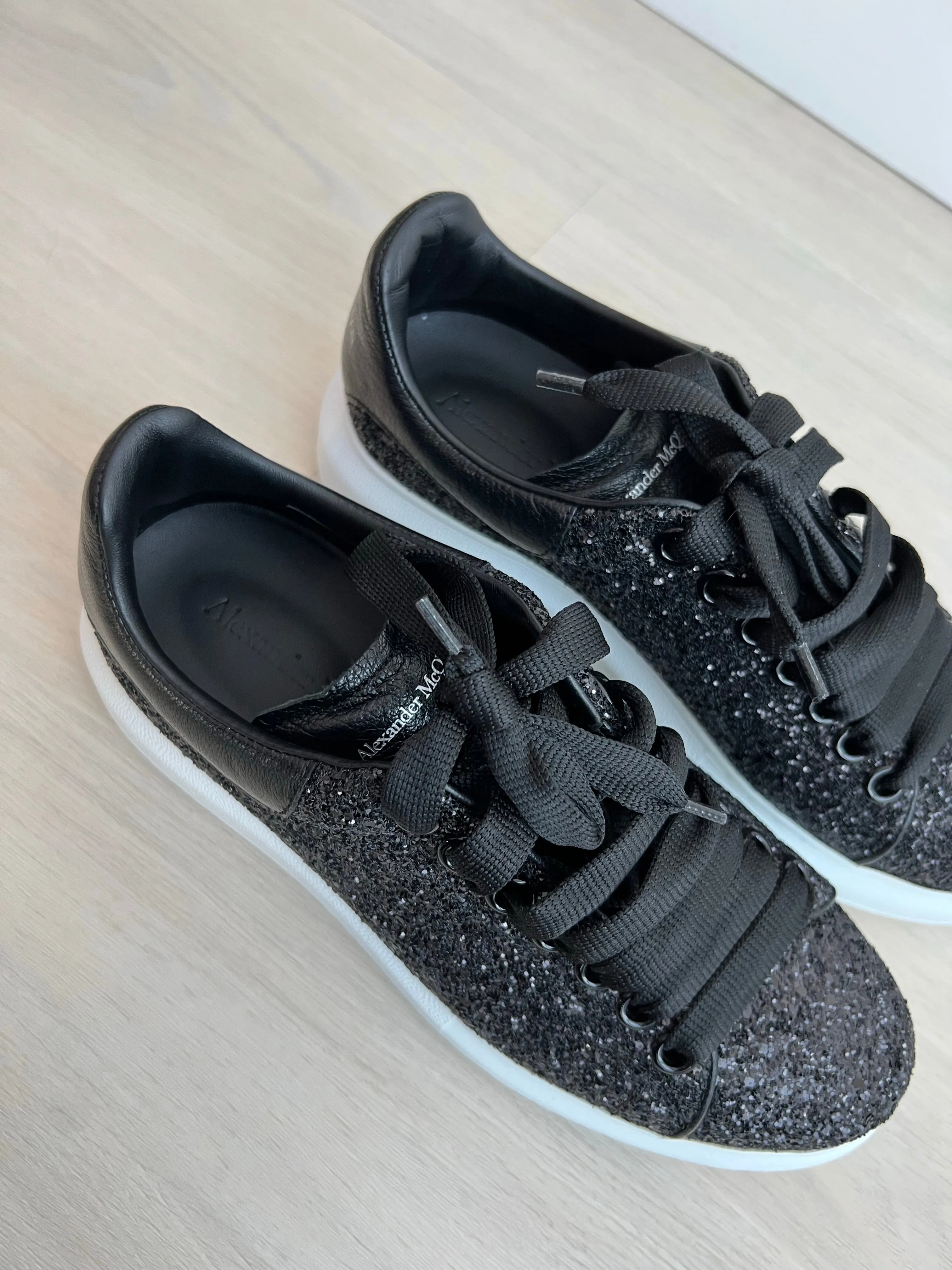 Glitter Sneakers by Alexander McQueen