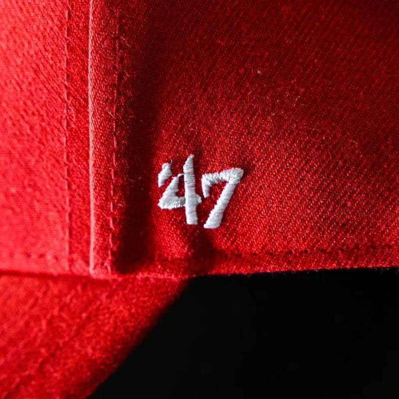 Gold Presidents P X '47 Brand MVP Hat Red