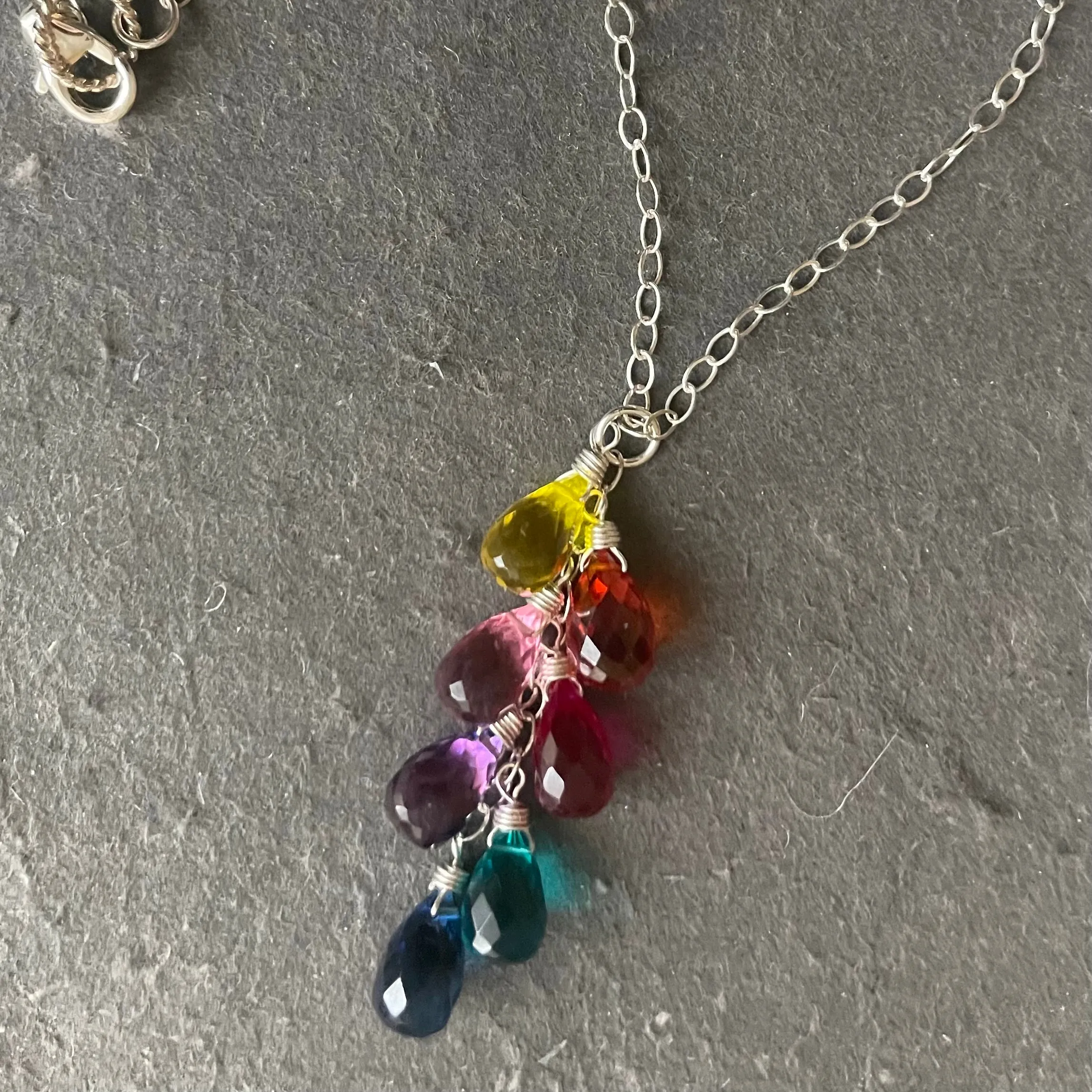 Goody Goody Gumdrops 7 Stone Rainbow Necklace - Best Deals