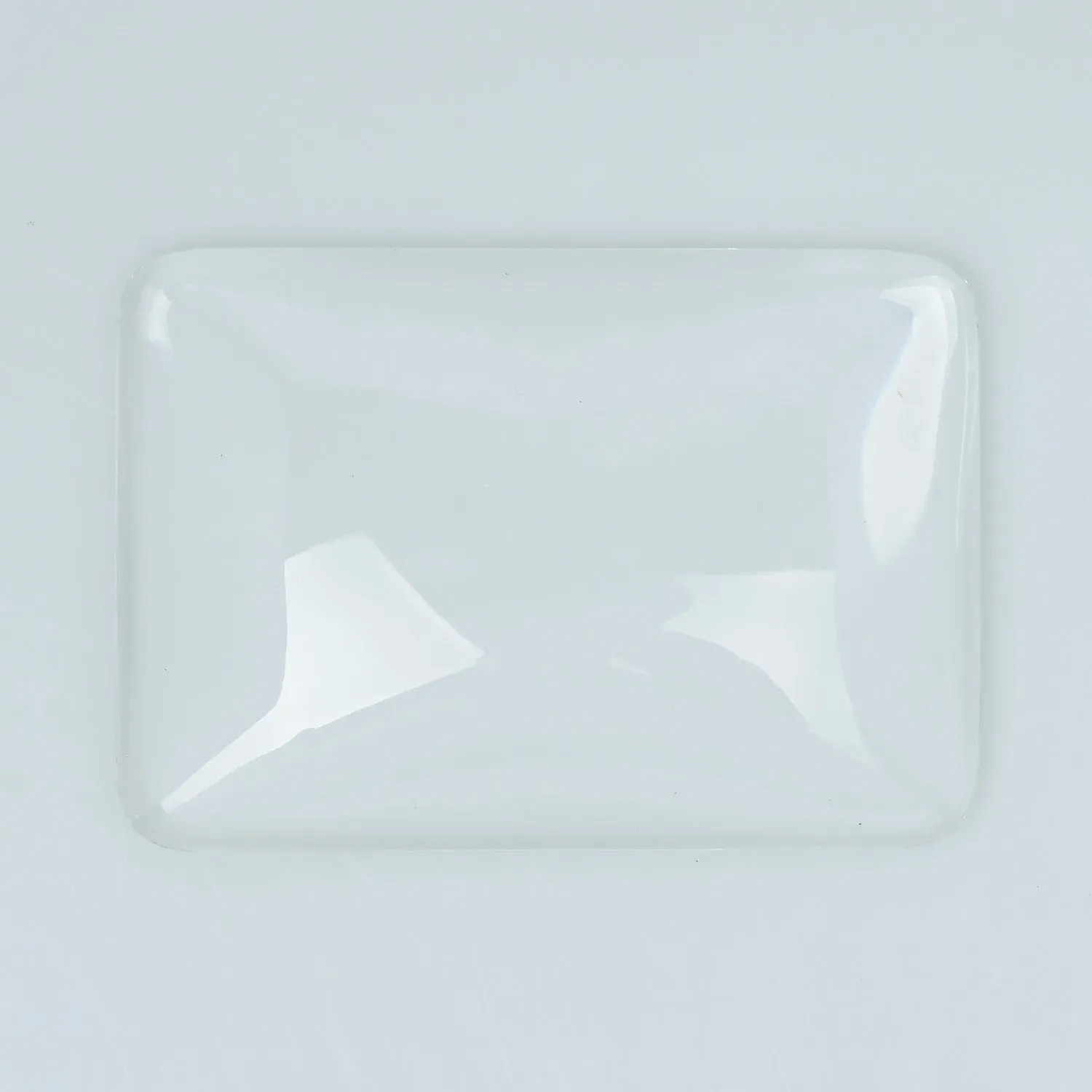 Google SEO 47*67mm Rectangle Glass Dome Cabochon Glass Tile Fridge Magnet DIY 6pcs