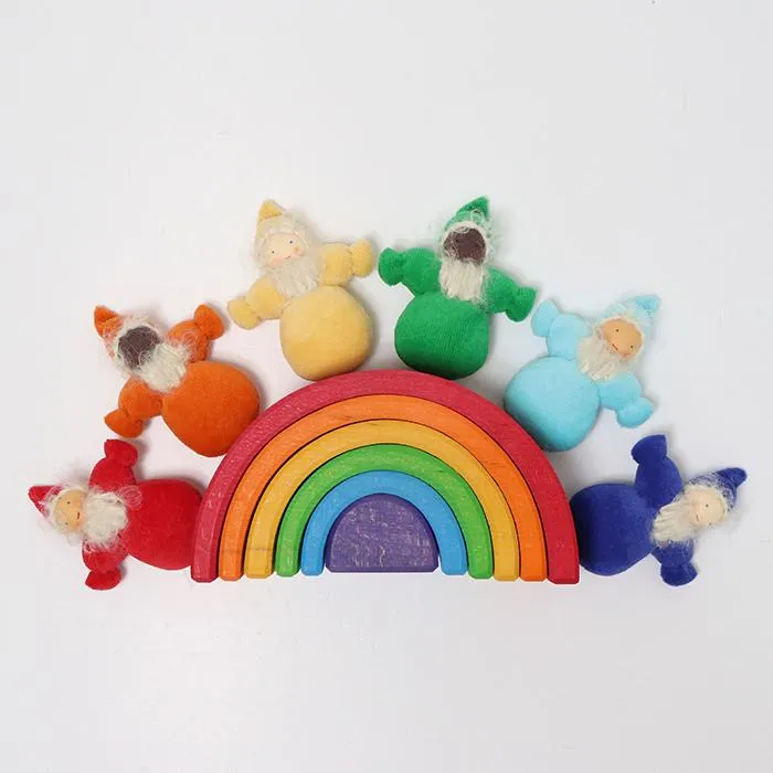 Grimm's Felt Rainbow Gnome Yellow