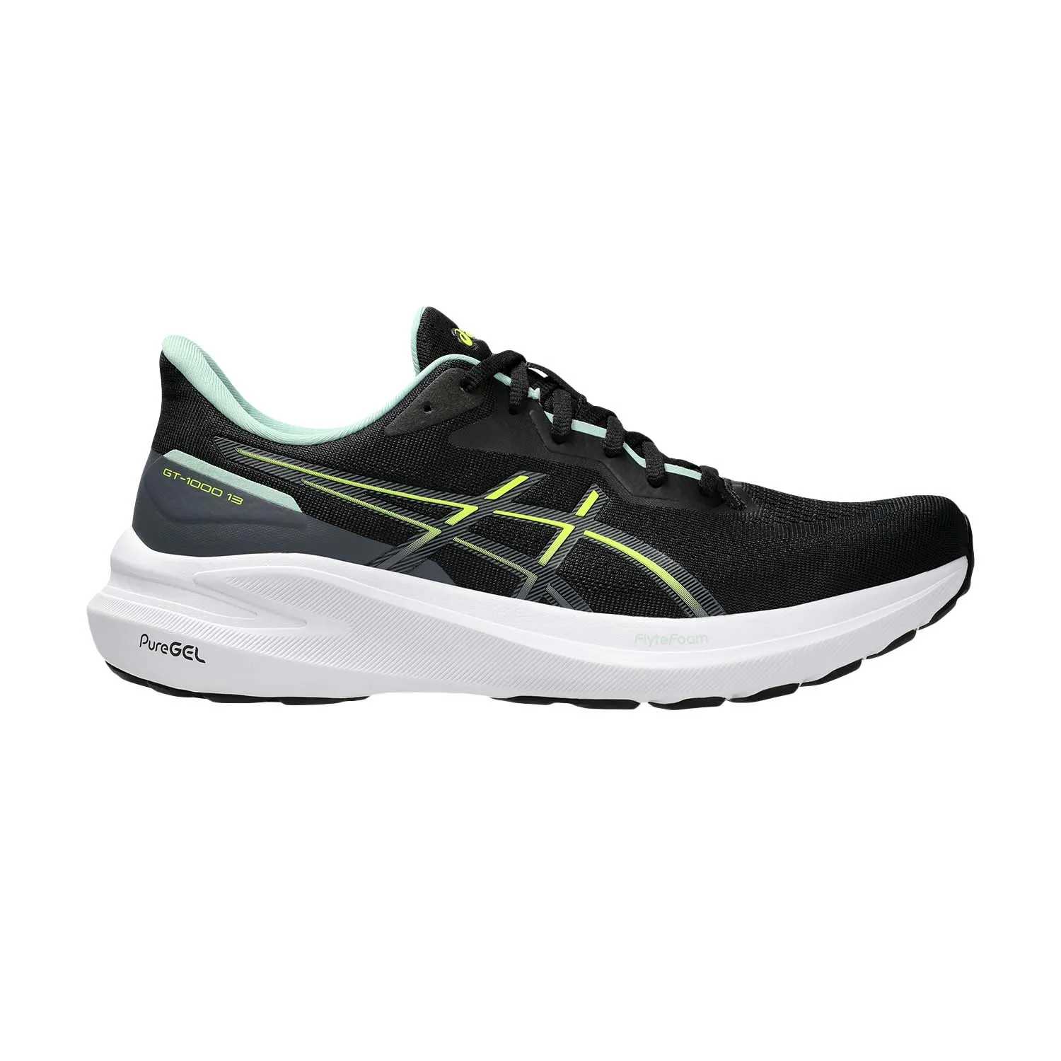 GT 1000 13 Asics Black Safety Yellow