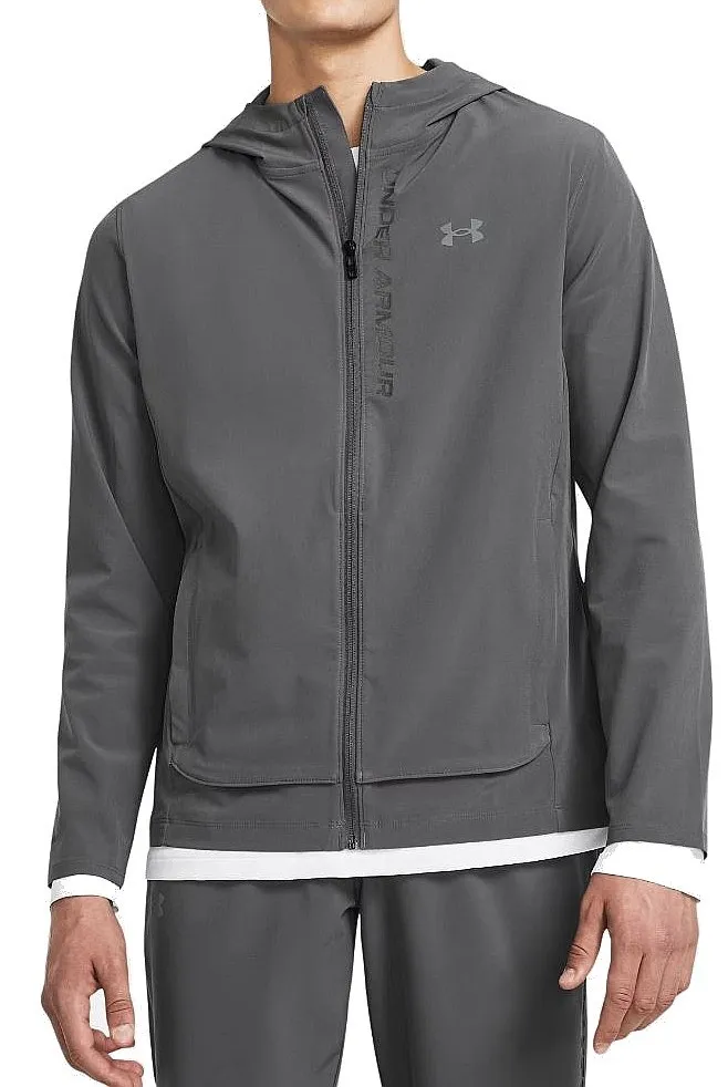 jacket Under Armour OutRun The Storm - Castlerock/Reflective - men´s