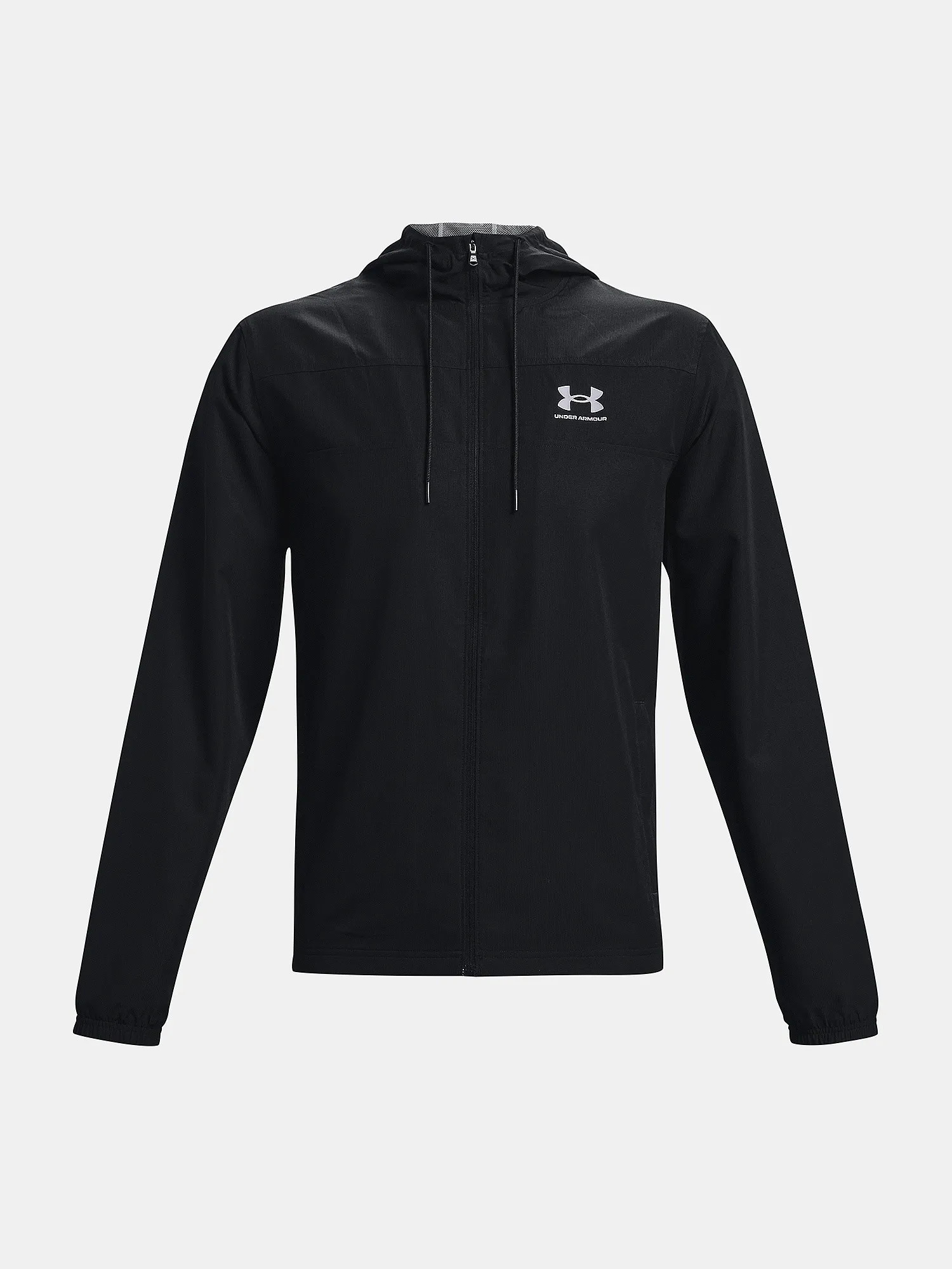 jacket Under Armour Sportstyle Windbreaker - Black/White - men´s