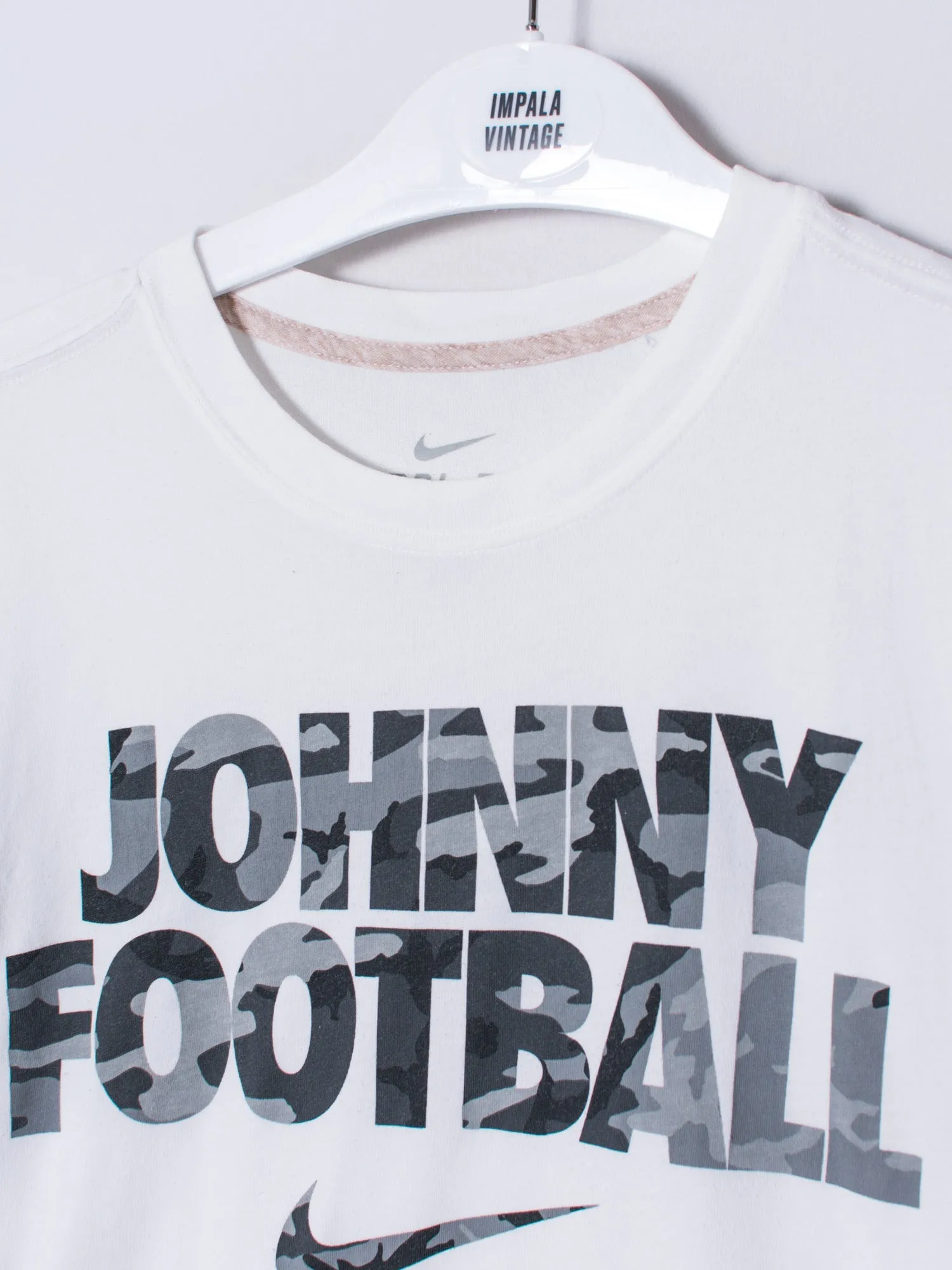 Johnny Football Nike White Cotton T-Shirt