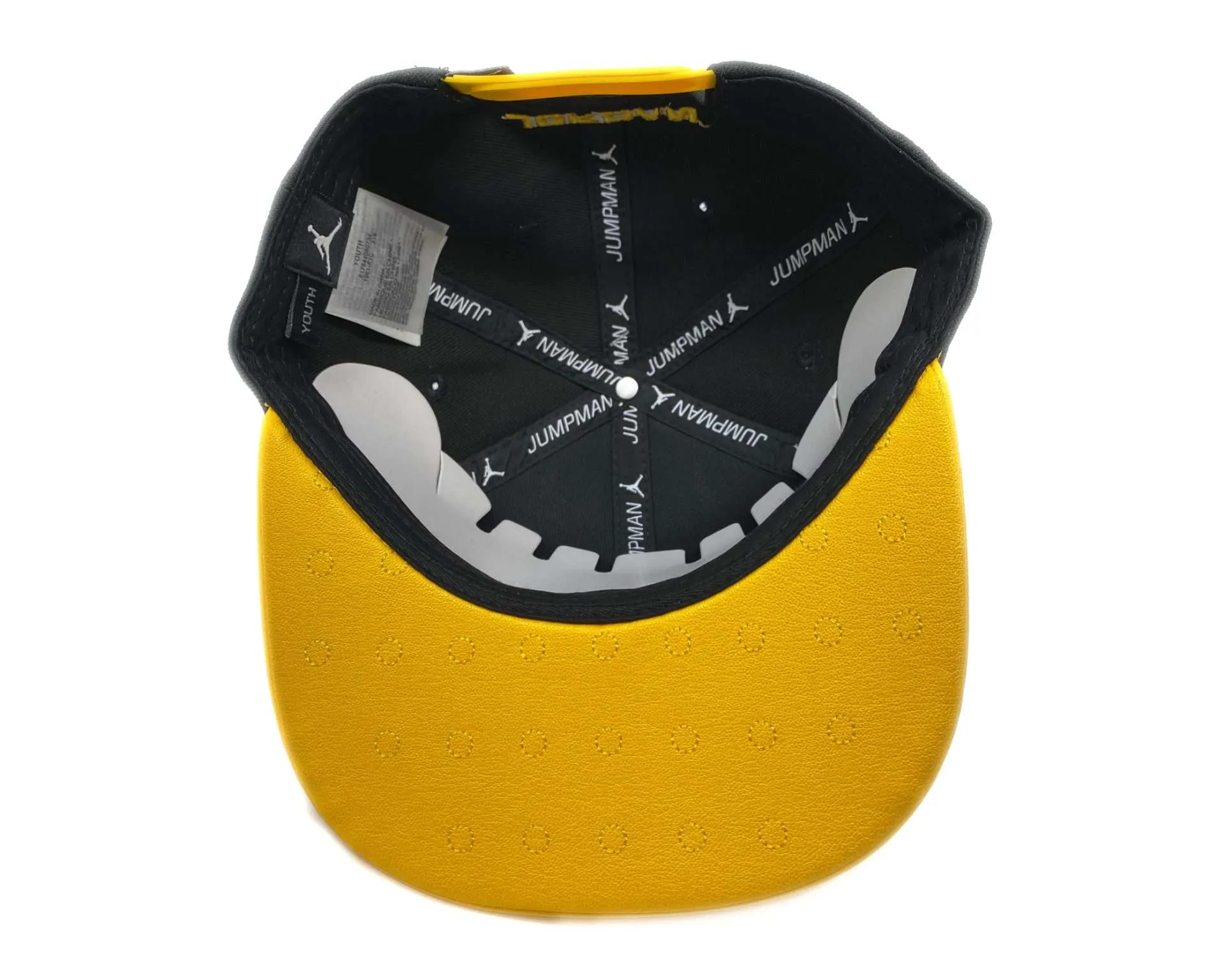 Jordan Boy’s Retro 13 Faux Leather Snapback Cap 8/20 Black/Gold