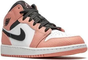 Jordan Kids Air Jordan 1 Mid Pink Quartz sneakers