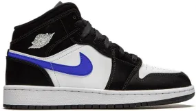 Jordan Kids Air Jordan 1 Mid Racer Blue sneakers Black