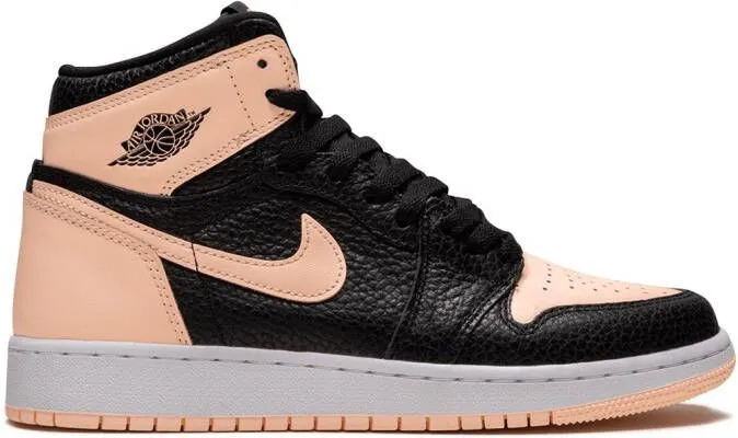 Jordan Kids Air Jordan 1 Retro High OG ''Crimson Tint'' sneakers Black