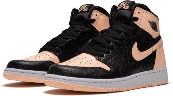 Jordan Kids Air Jordan 1 Retro High OG ''Crimson Tint'' sneakers Black