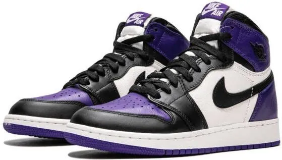 Jordan Kids Air Jordan 1 Retro sneakers Purple