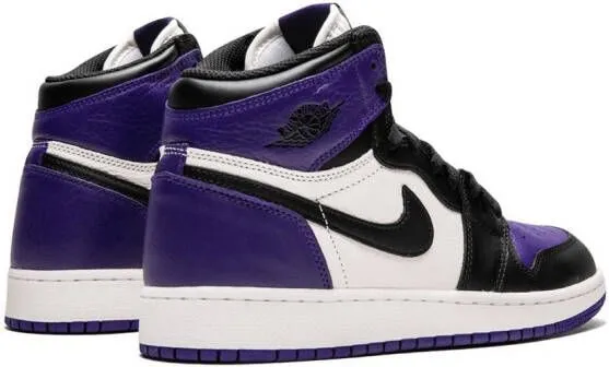 Jordan Kids Air Jordan 1 Retro sneakers Purple